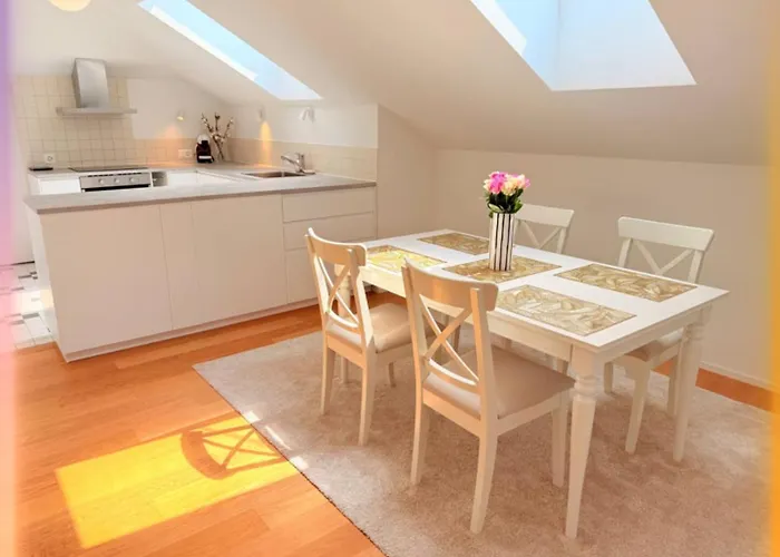 View Cozy Rooftop Flat Centre Apartamento